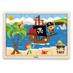 Set di 12 puzzle in legno