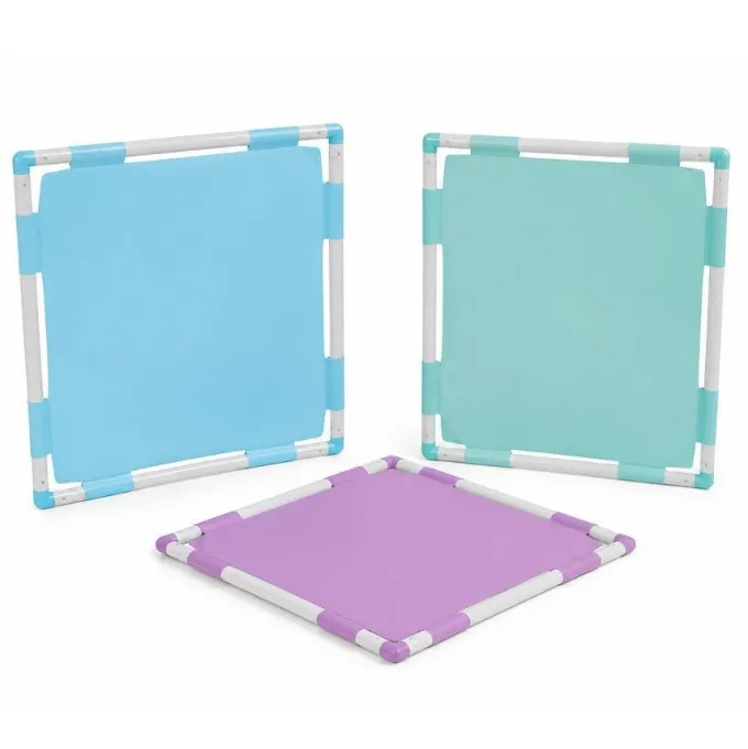 Set 3 divisori quadrati pastello