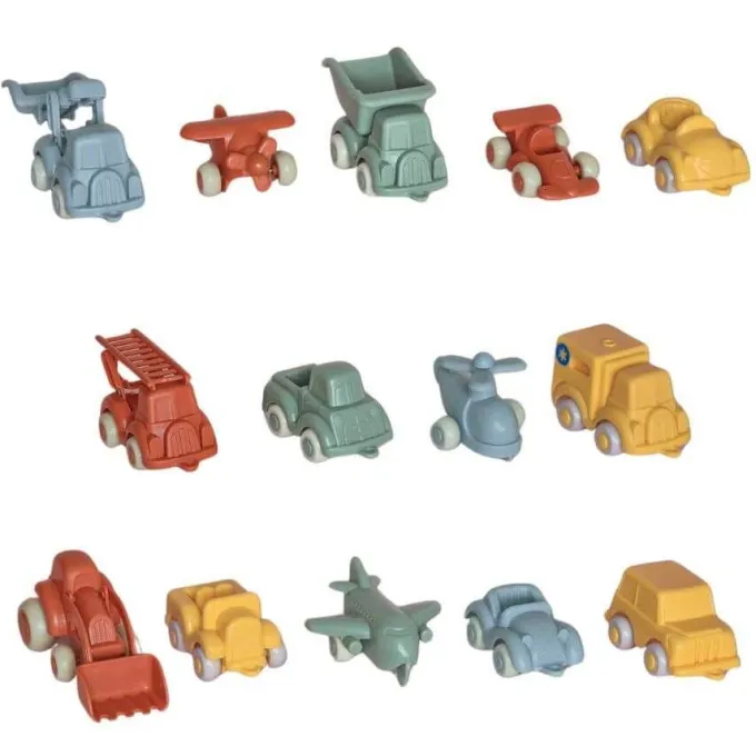 Set macchinine mini eco - 6 pezzi