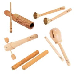 Set percussioni in legno