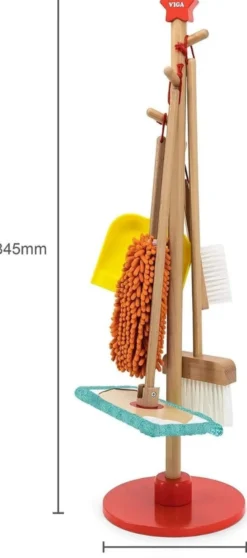 Set pulizia in legno
