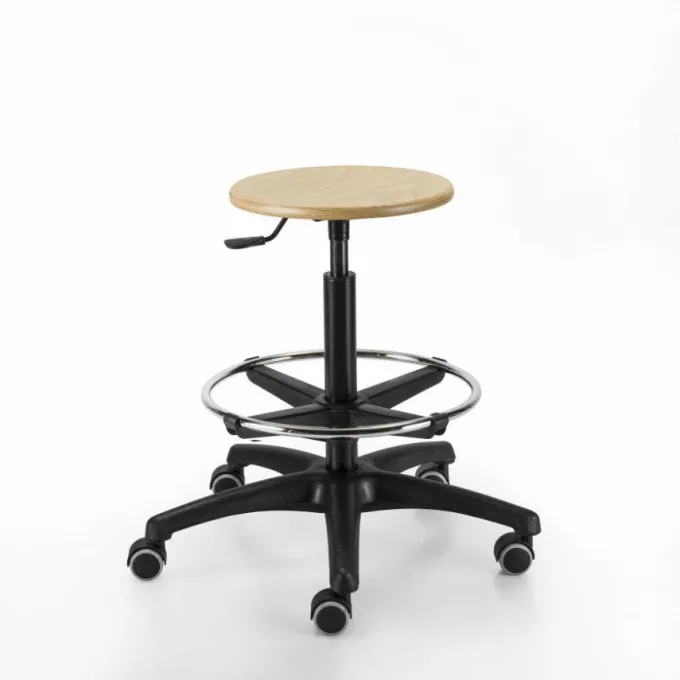 Sgabello alto per tavolo laboratorio
