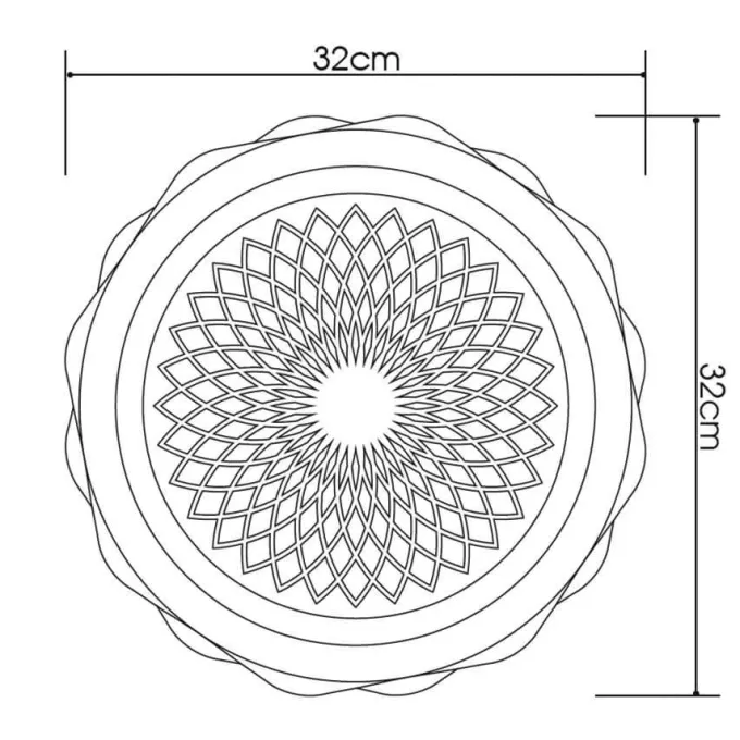 Sgabello girasole blu cm 40 h