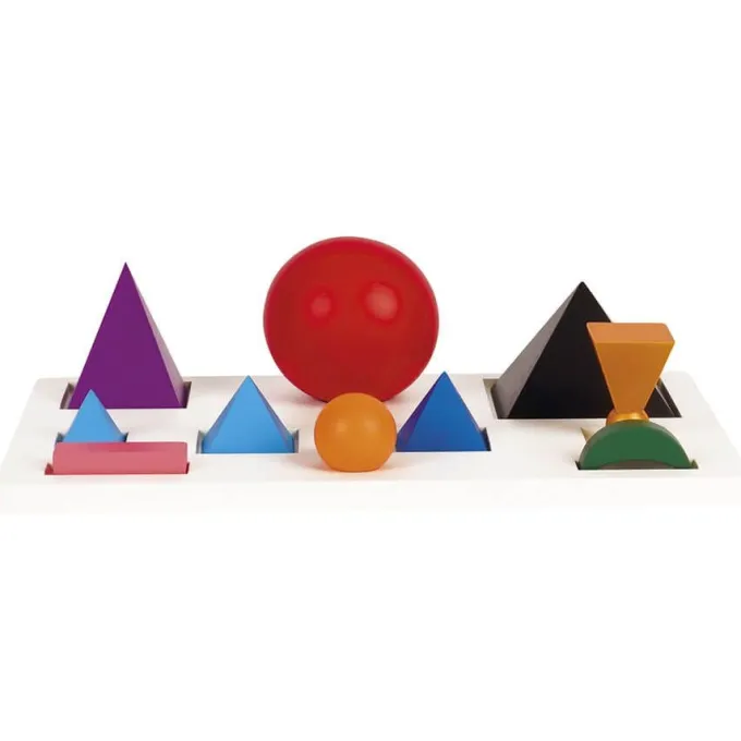 Simboli grammaticali montessoriani in legno
