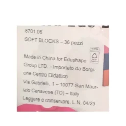 Soft blocks - 36 pezzi