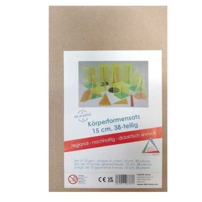 Solidi geometrici giganti in re-plastic