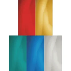 Specchi murali colorati - 5 pezzi