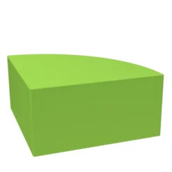 Spicchio angolare 90 gradi verde chiaro cm 40 h