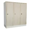 Spogliatoio 3 ante cam premium b.latte - betulla con zoccolo