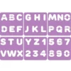 Stencil alfabeto