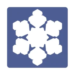 Stencil giganti - fiocchi di neve