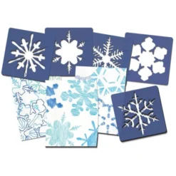Stencil giganti - fiocchi di neve