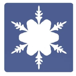 Stencil giganti - fiocchi di neve
