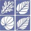 Stencil giganti - foglie