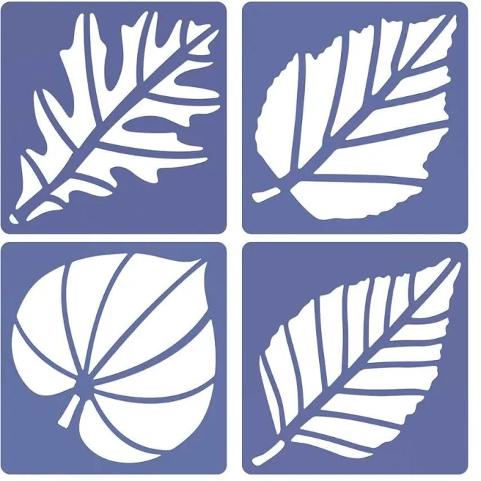 Stencil giganti - foglie