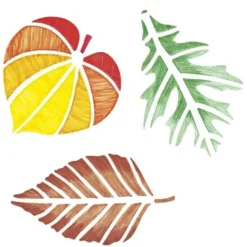 Stencil giganti - foglie