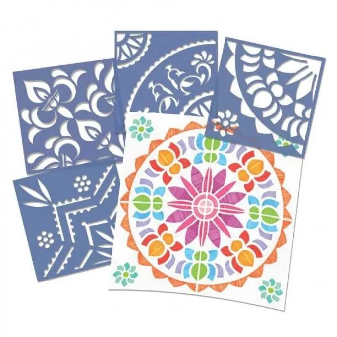 Stencil mandala