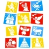 Stencil traforate natale