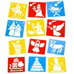 Stencil traforate natale