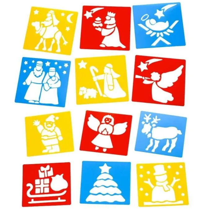 Stencil traforate natale