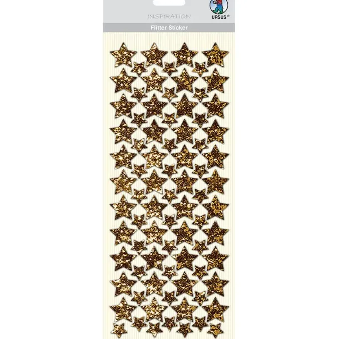 Sticker stelline glitterate