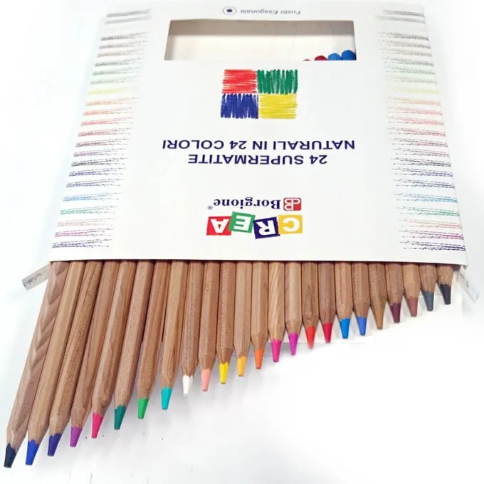 Supermatita borgione 24 pezzi in 24 colori
