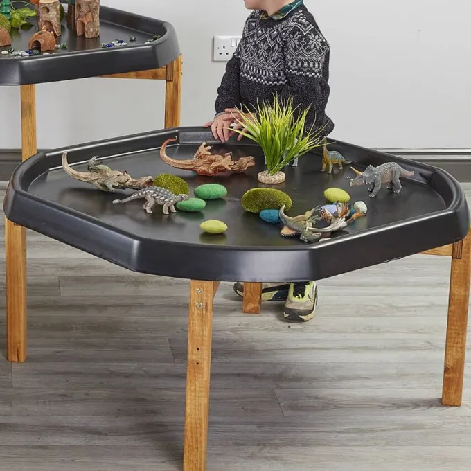 Supporto in legno per tuff tray