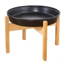 Supporto in legno per tuff tray profondo