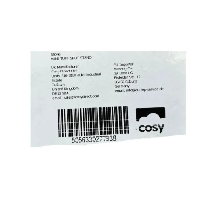 Supporto in metallo per tuff tray mini
