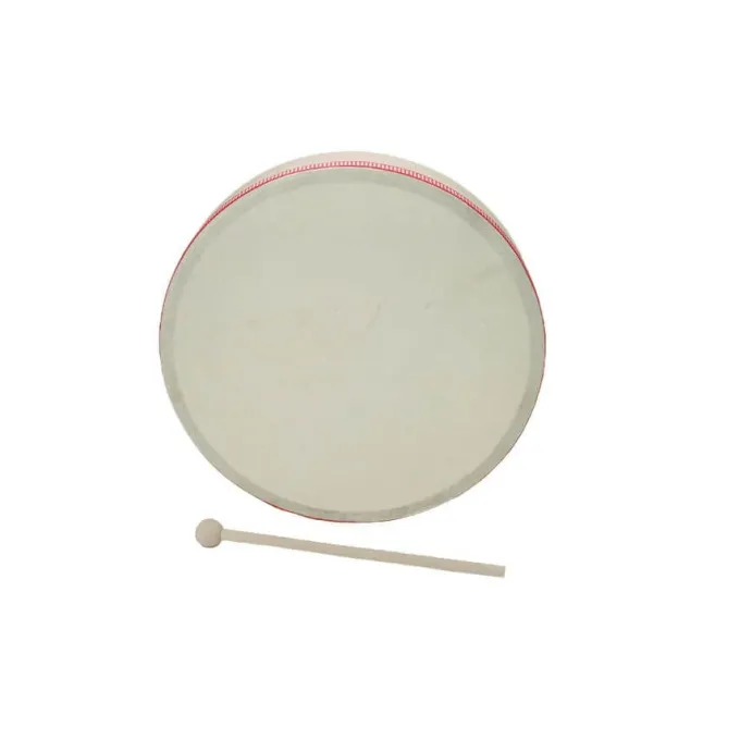 Tamburello per ritmica effetto pelle cm 22