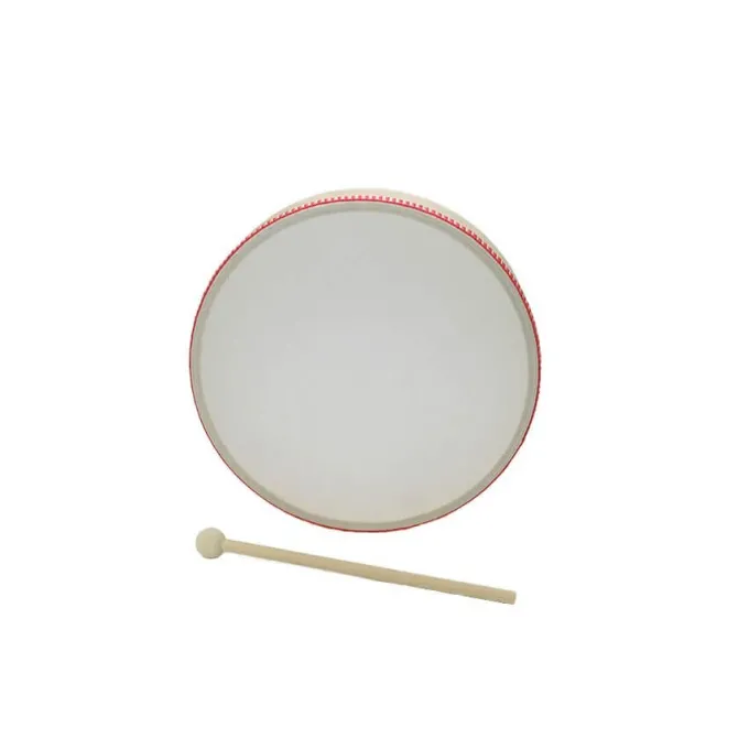 Tamburello per ritmica effetto pelle cm 25
