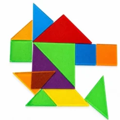 Tangram traslucente