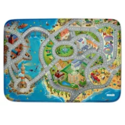 Tappeto città sul mare