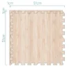Tappeto eva effetto parquet - cm 52x52