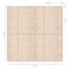 Tappeto eva effetto parquet - cm 102x102