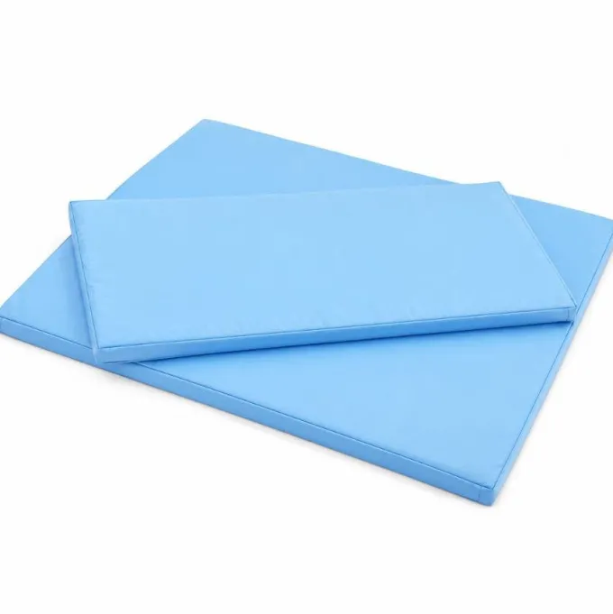 Tappeto morbido azzurro - cm 100x100x4 h