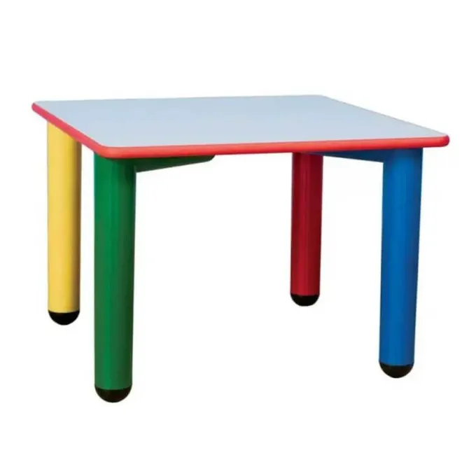 Tavolo cam colore quadrato infanzia