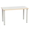 Tavolo rettangolare 130x65 cam premium - bianco latte 64h