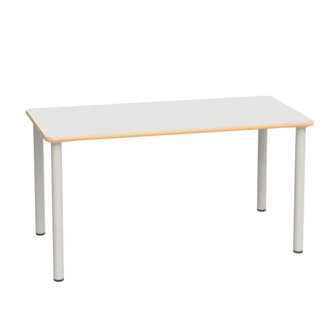 Tavolo rettangolare 160x80 cam premium - bianco latte 64h