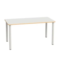 Tavolo rettangolare 160x80 cam premium - bianco latte 71h