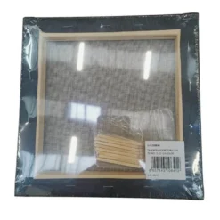 Tela pittura c telaio 20x20cm 5pz nera
