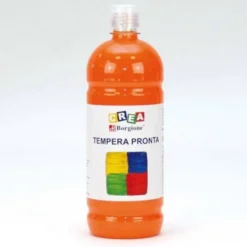 Tempera borgione - ml 1000x12 flaconi colorati