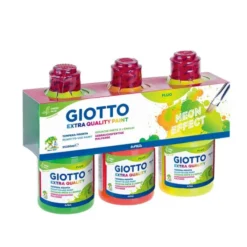 Tempera fluo giotto - ml 250x3 flaconi