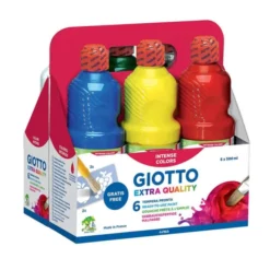Tempera giotto assortimento 6x500 ml