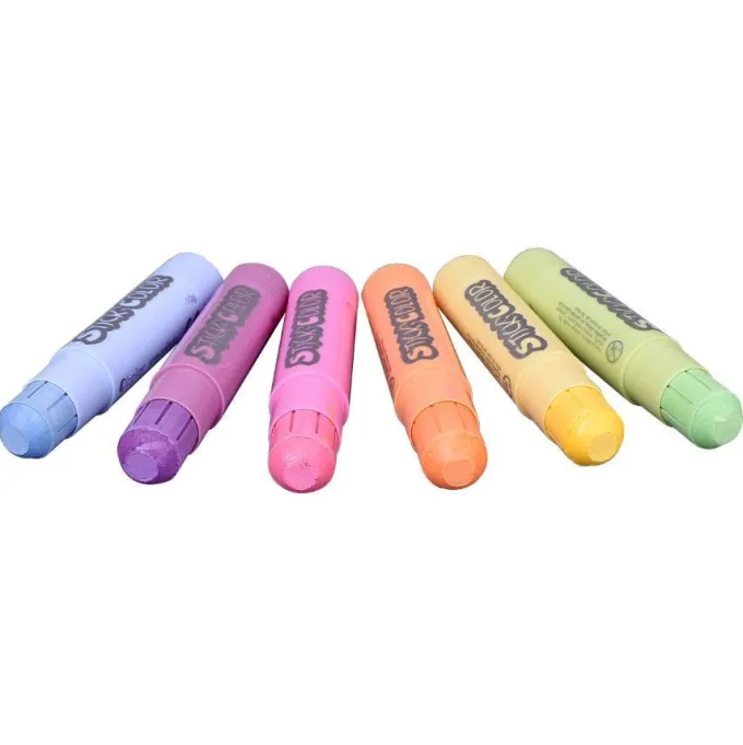 Tempera solida in stick colori pastello - gr 10x6 stick