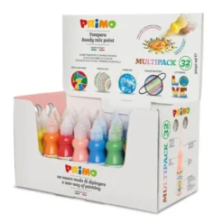 Tempere con dosatore primo - 32 pezzi in 8 colori