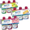 Tempere effetti speciali giotto - ml 250x9 flaconi colorati