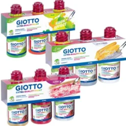 Tempere effetti speciali giotto - ml 250x9 flaconi colorati