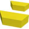 Trapezio agorÀ giallo cm 120x40x40 h