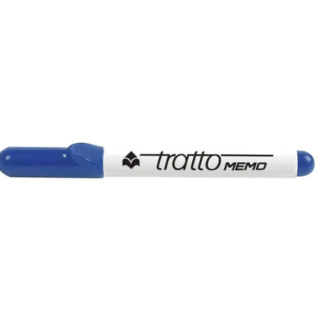 Tratto memo punta tonda blu - 12 pezzi